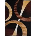 Home Dynamix Home Dynamix 769924369340 5 ft. 2 in. x 7 ft. 4 in. Premium Indus Area Rug - Ebony 769924369340